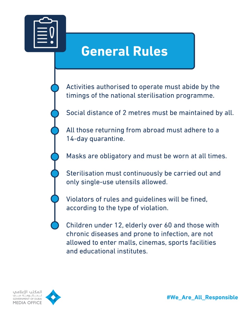 general rules dubai precautionary measures