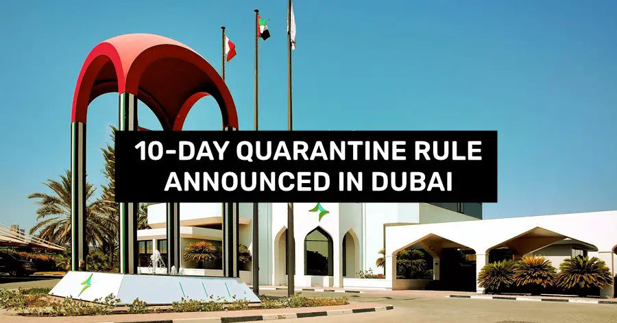 Dubai Health Authority quarantine